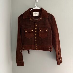 SOLD🤙🏼Re/Done 60s Leather Snap Jacket